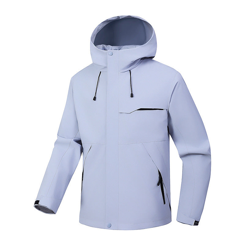 Men's Waterproof Windproof Hooded Outdoor Travel Jacket