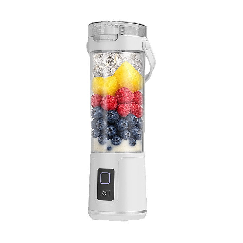 White Portable Electric Juicer Cup Ice Crushing Blender for Home Outdoor