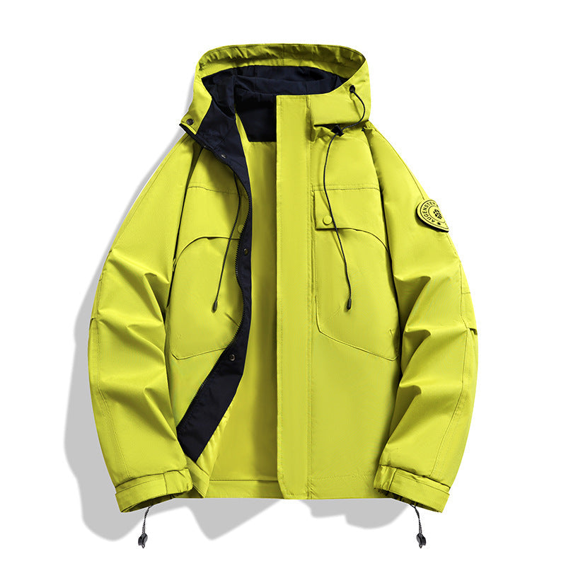 Men's Hooded Workwear Jacket Loose Casual Outdoor Coat