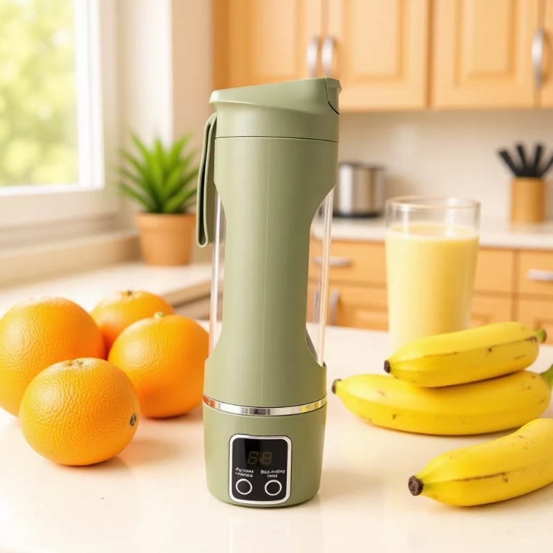 White 860 Portable Mini Electric Juicer Cup Rechargeable High Speed Blender