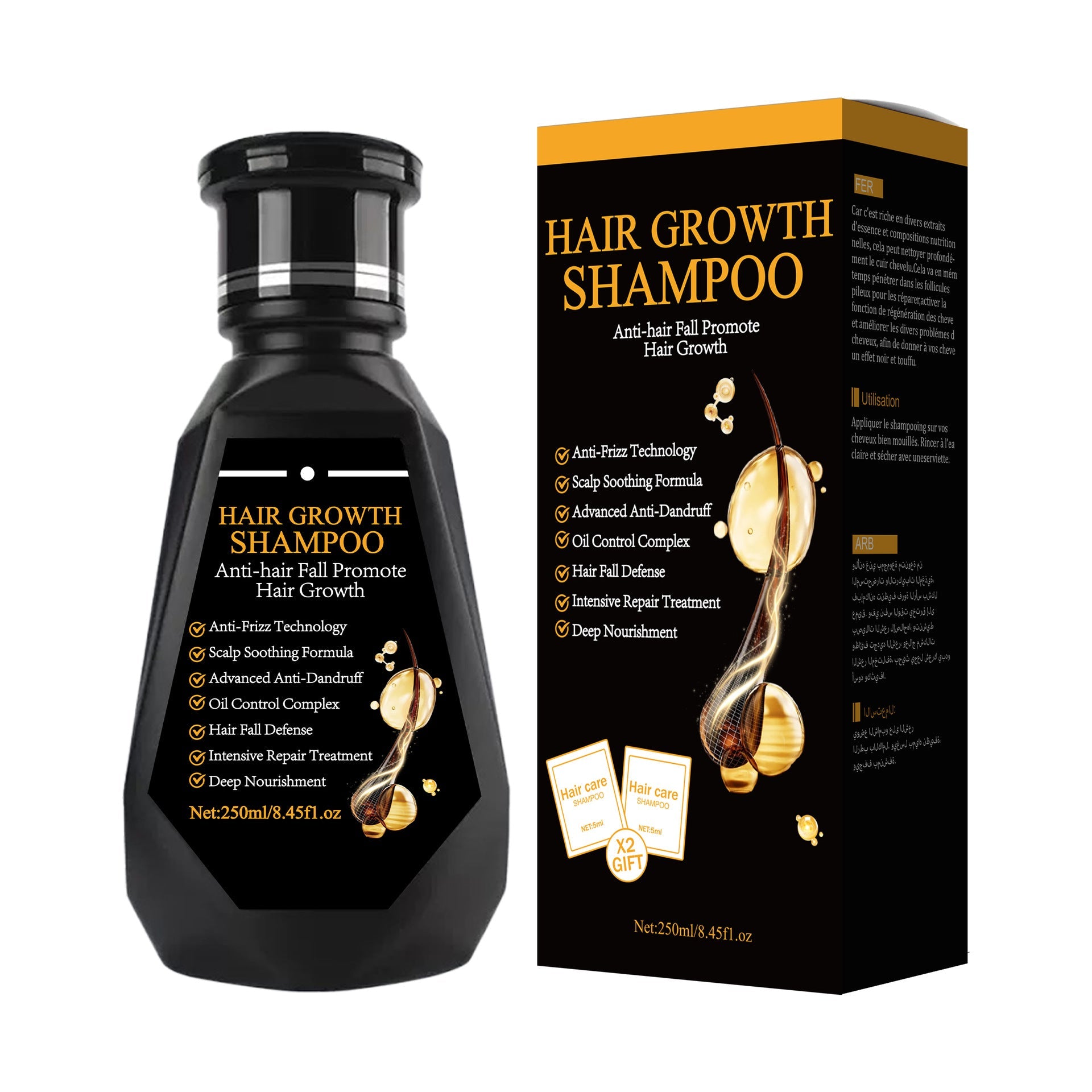 Ginger Oil Control Volumizing Hair Strengthening Shampoo