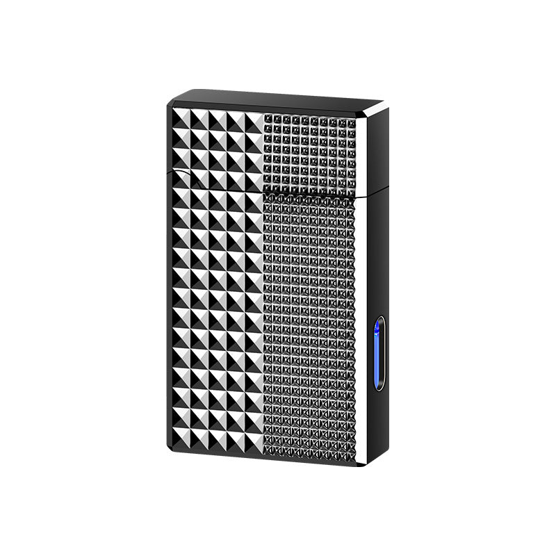Gold paris Paris Retro-Style Smart Voice-Control Oil-Electric Hybrid Windproof Lighter
