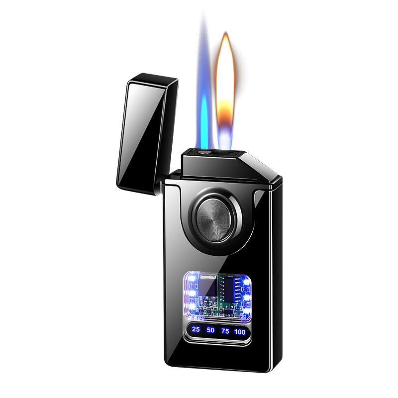 Yahei Voice-Control Smart Rechargeable Dual Flame Windproof High-Tech Lighter