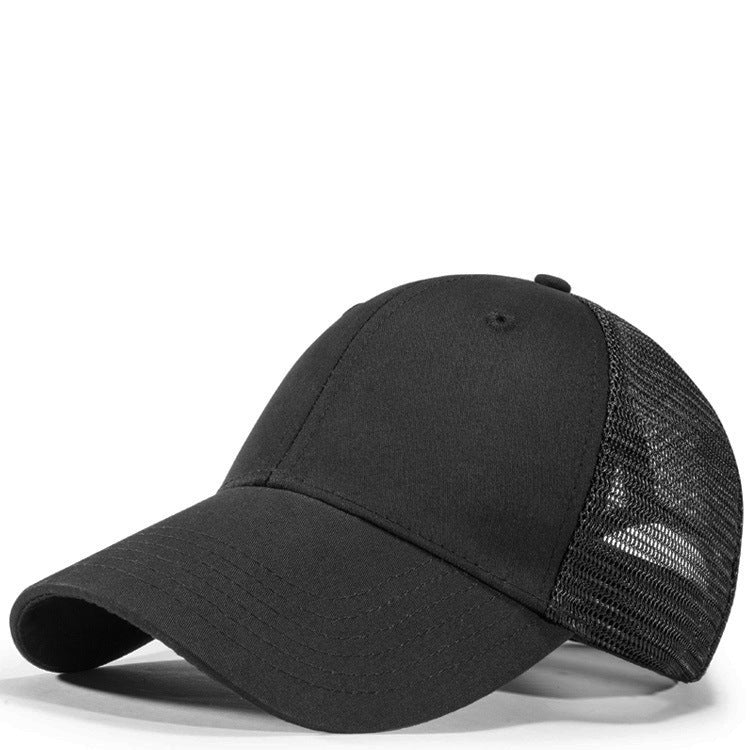 Unisex Cotton Mesh Baseball Cap Breathable Korean Style Sunshade