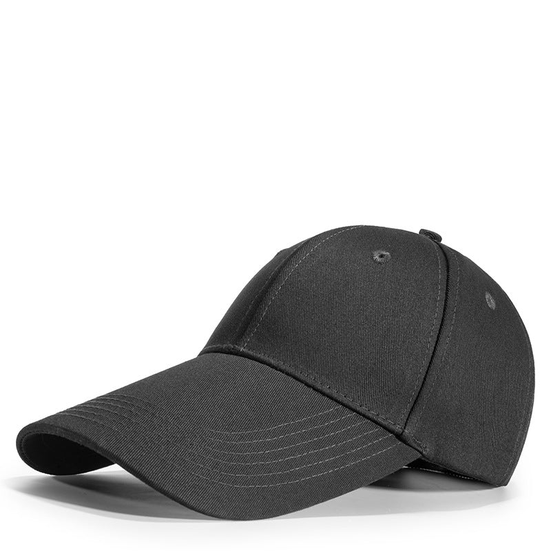 Unisex Cotton Long Brim Baseball Cap Japanese Style Sunshade Hat