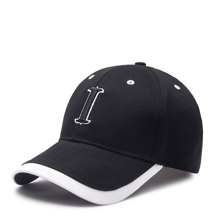 Unisex Cotton Embroidered Baseball Cap Korean Style Casual