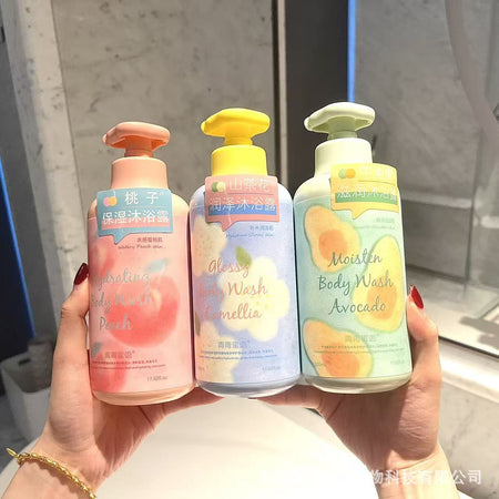 Peach & Camellia Moisturizing Oil Control Shower Gel