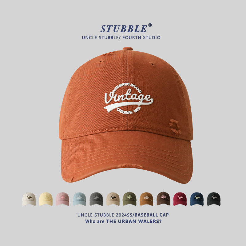 Korean Style Soft Top Wide Brim Unisex Casual Baseball Hat