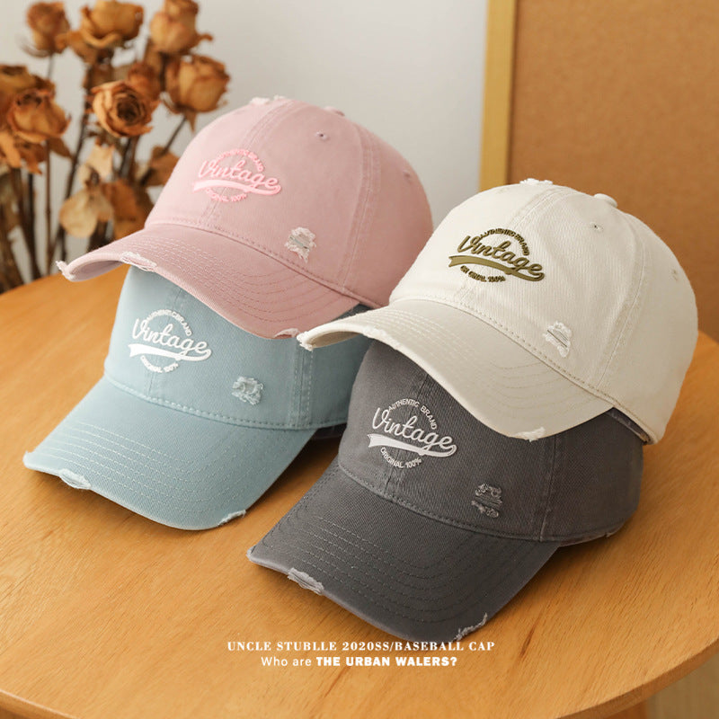Korean Style Soft Top Wide Brim Unisex Casual Baseball Hat