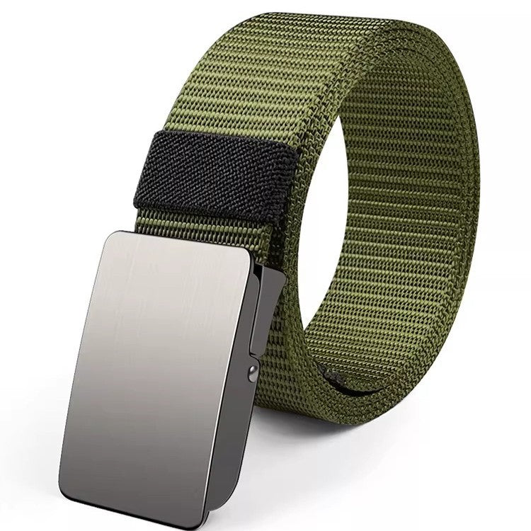 Men's Tactical Woven Belt Casual Jeans Workwear Style