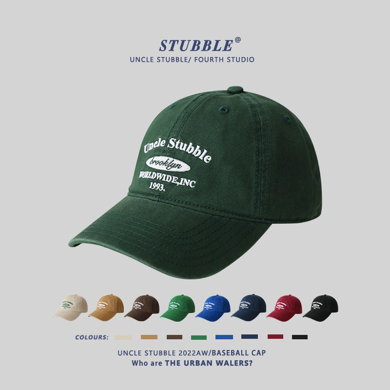 American Retro Soft Top Wide Brim Unisex Baseball Hat