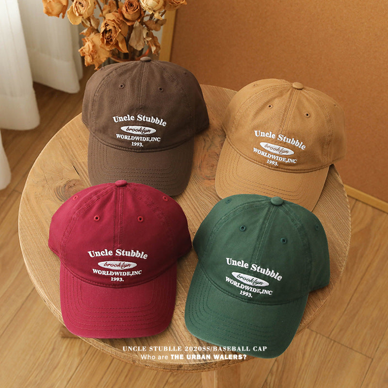 American Retro Soft Top Wide Brim Unisex Baseball Hat