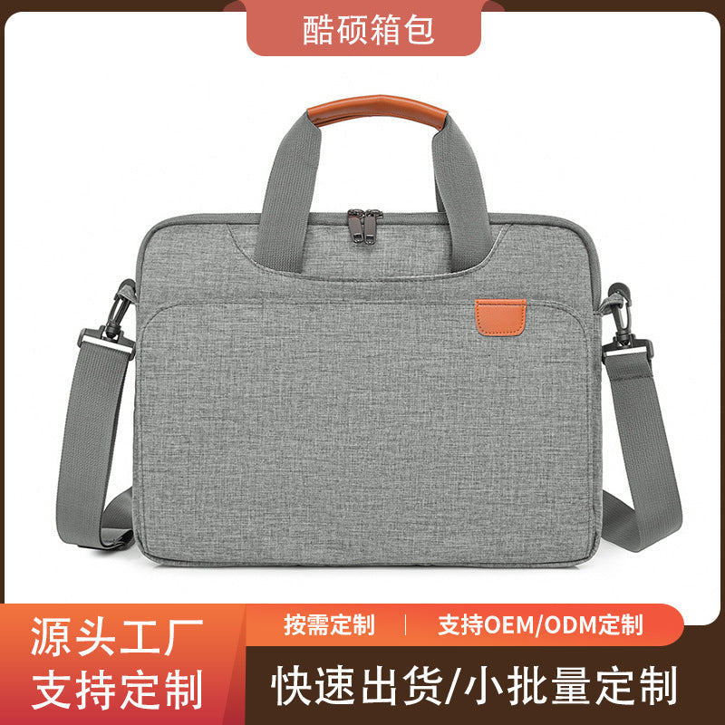 Shockproof Oxford Laptop Satchel Bag with Bubble Wrap Protection