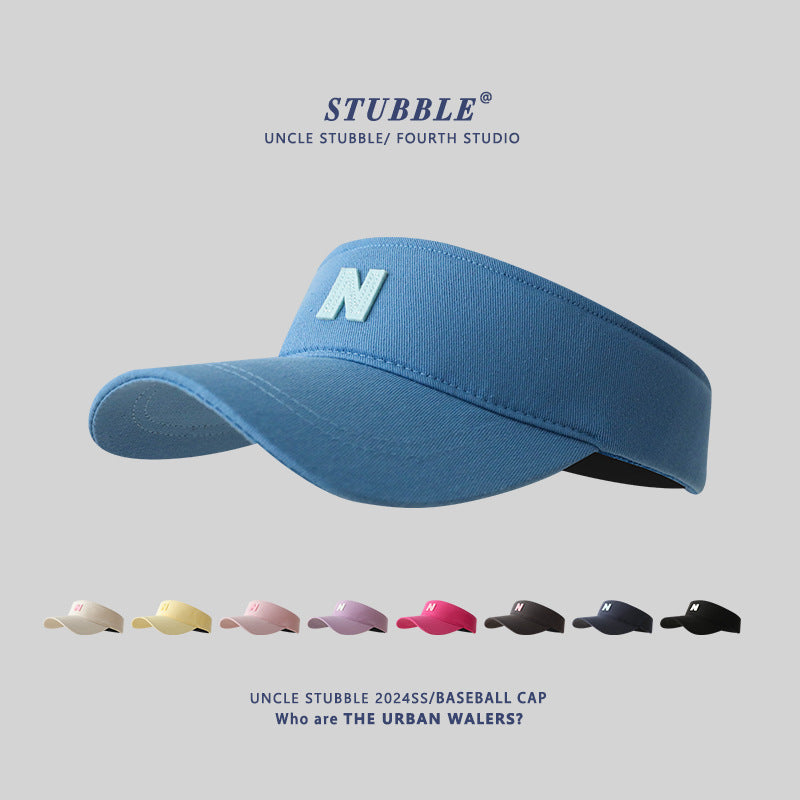 Wide Brim Unisex Empty Top Outdoor Sports Sun Hat