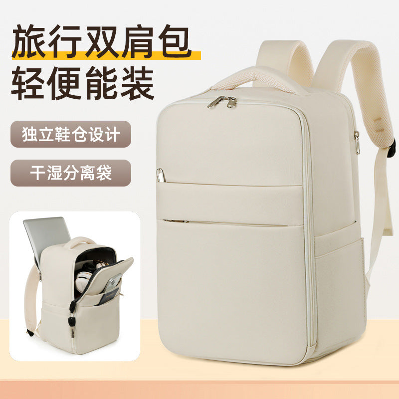 Versatile Oxford Laptop Backpack for Business Travel 14 Inch
