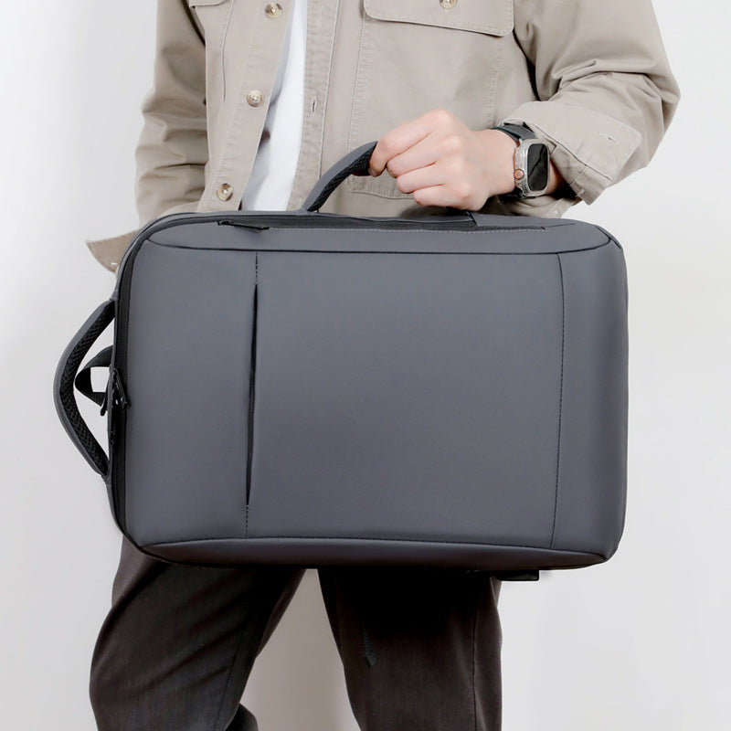 Textured Waterproof Business Laptop Backpack for 14 Inch