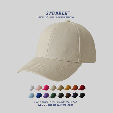 Simple Versatile Hard Top High-Profile Unisex Baseball Cap