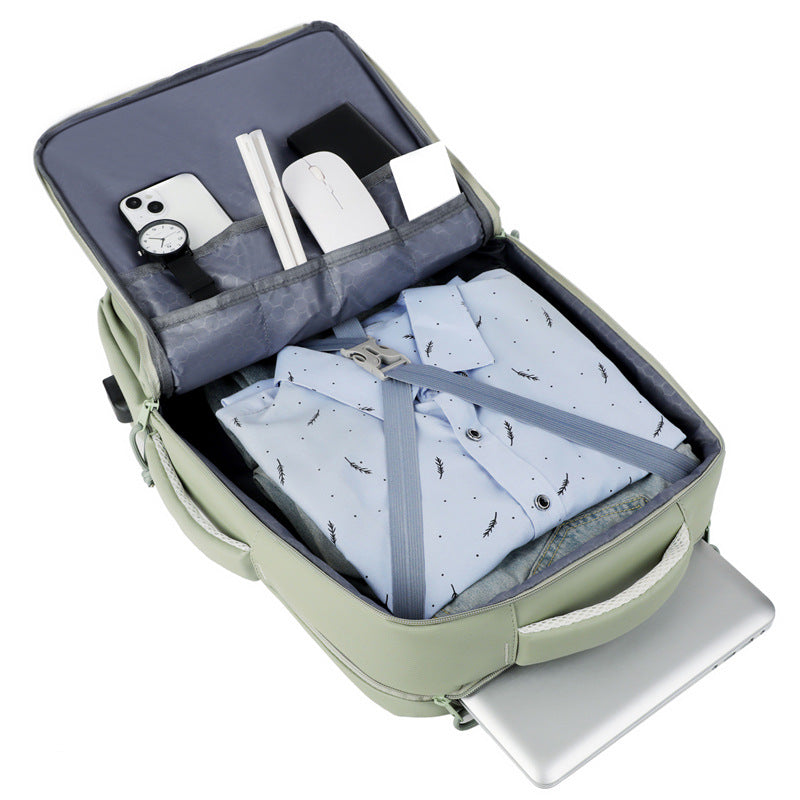 Large Capacity Nylon Business Laptop Backpack for 15 Inch