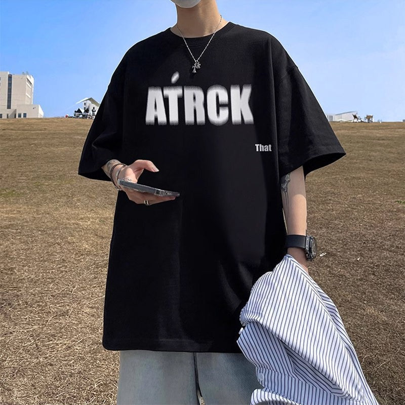 Men's Pure Cotton Loose Fit Heavy Summer T-Shirt