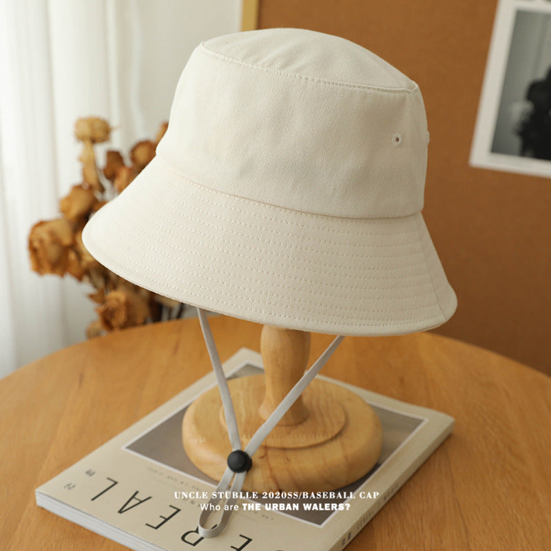 Japanese Style Minimalist Wide Brim Unisex Fisherman Hat