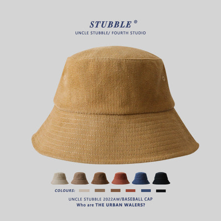 Winter Warm Corduroy Large Fit Unisex Basin Hat