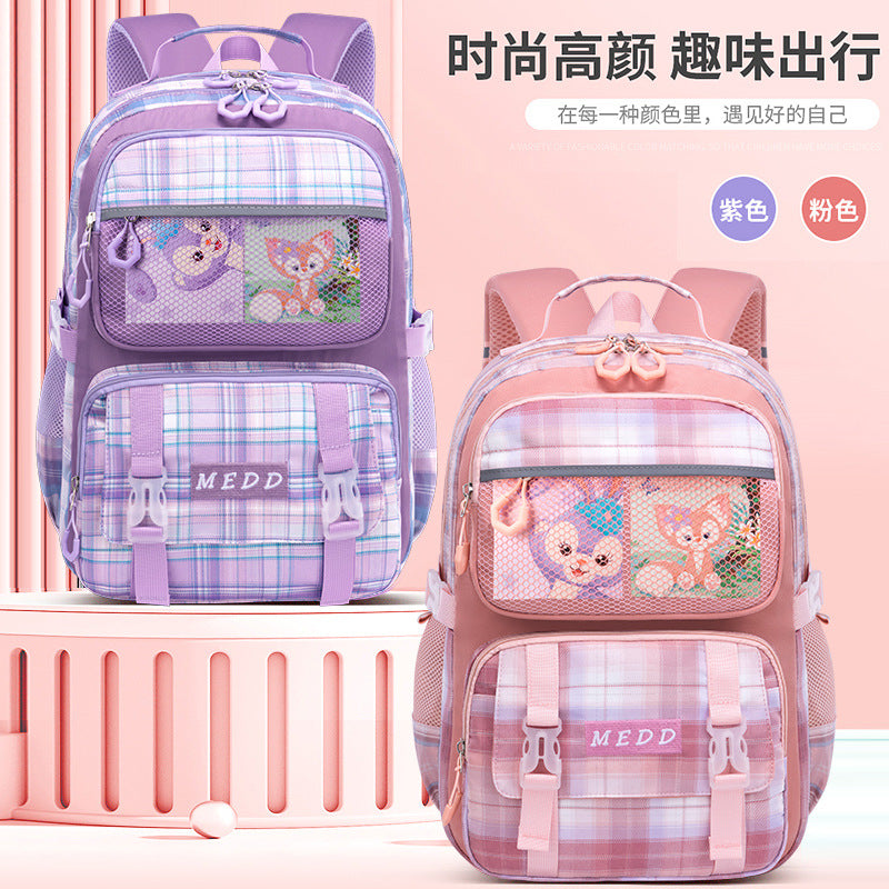 Kids Lightweight Spine Support School Backpack Large Capacity