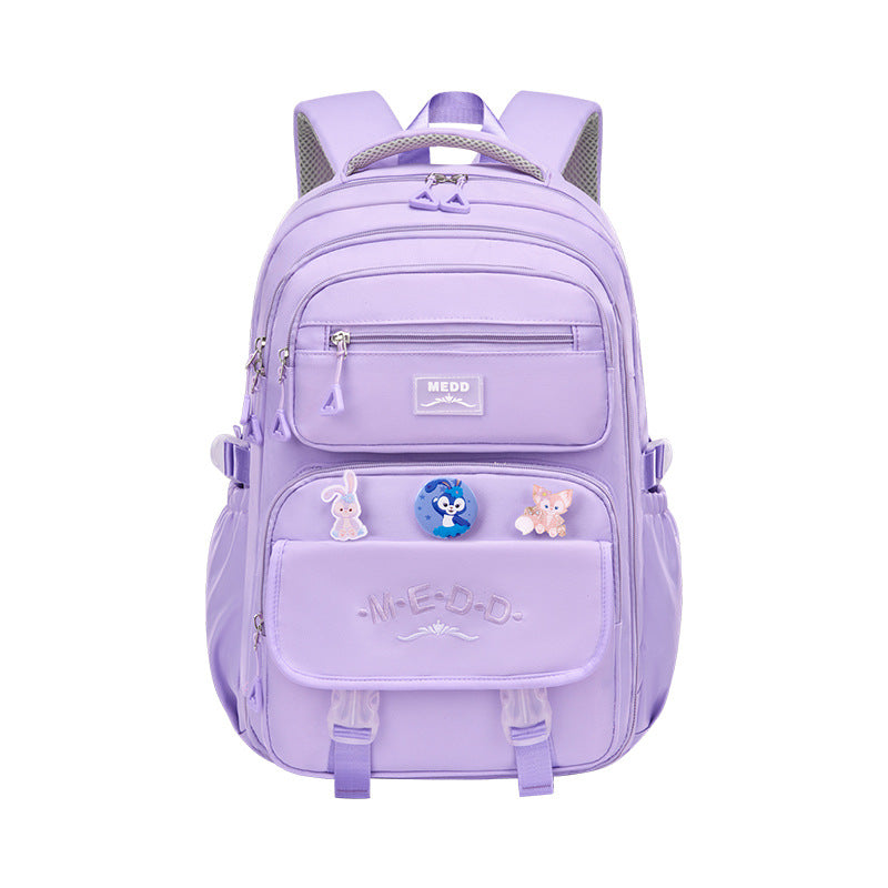 Girls Spine Support School Backpack Large Capacity Lightweight