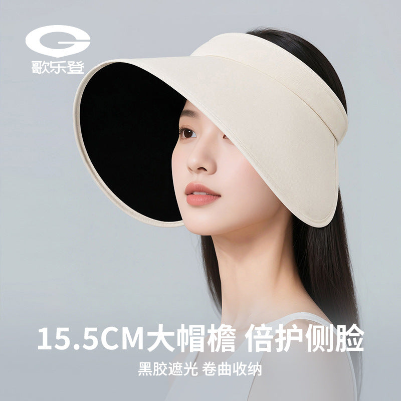 Summer Premium Vinyl Lining Anti-UV Foldable Unisex Empty Top Hat