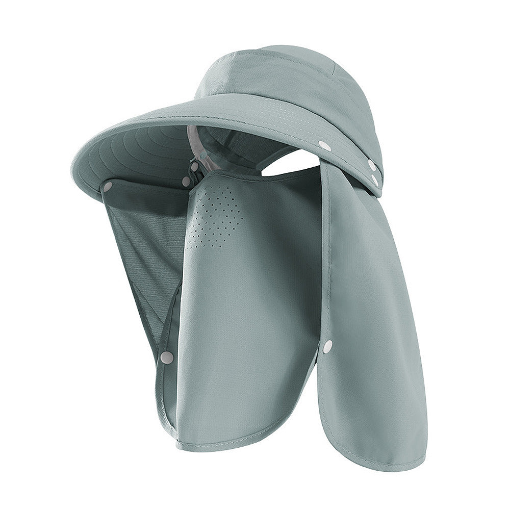 Summer Modular Detachable Large Brim Unisex Empty Top Fisherman Hat