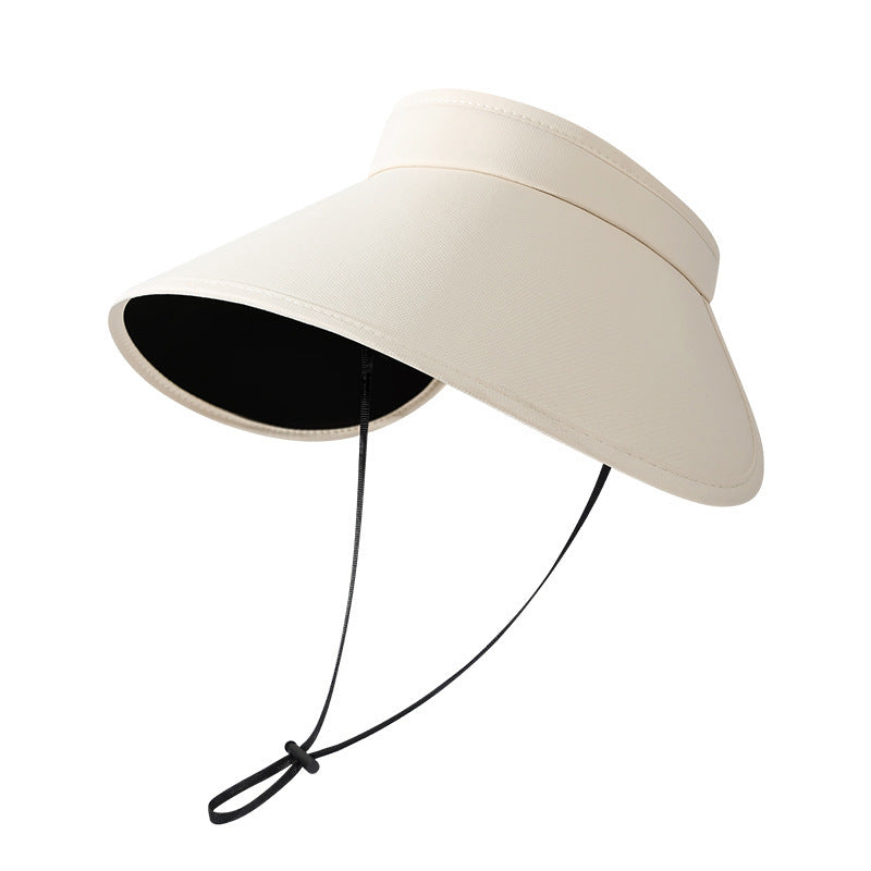 Premium Black Rubber Lining Anti-UV Foldable Unisex Top Hat