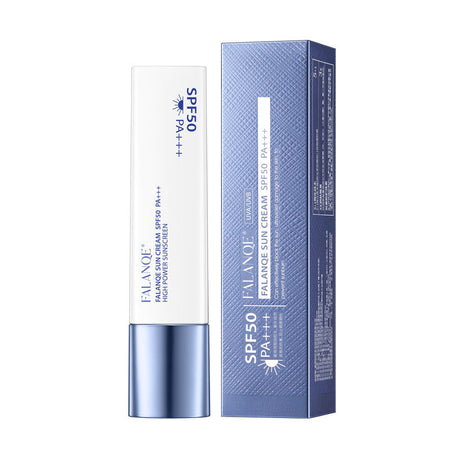 Blue SPF50 Lightweight Facial Sunscreen Moisturizing UV Protection