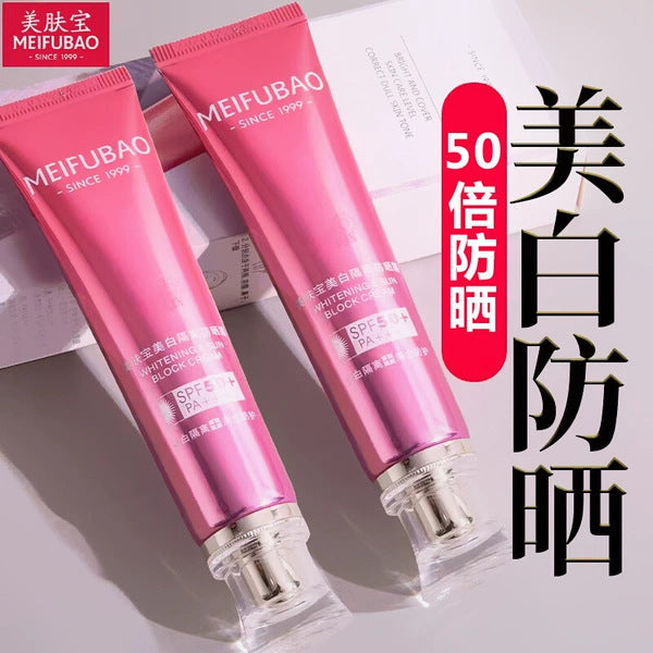 SPF45–50 Whitening Sunscreen Cream Long-Lasting Moisturizing