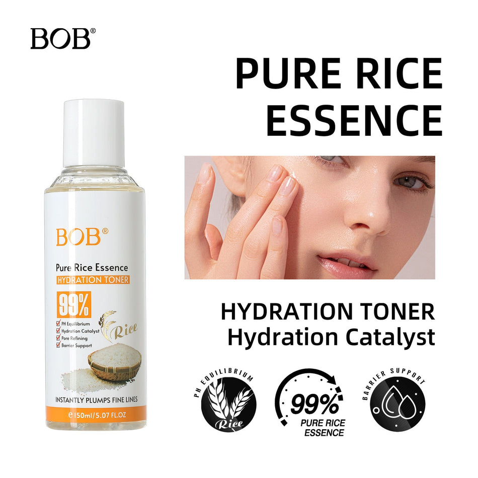 Rice Essence Hydrating Toner for Pore Refining & Skin Brightening