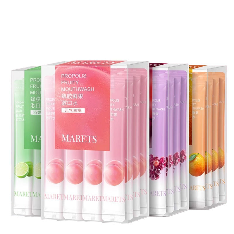 Portable Long-Lasting Mouth Freshening Mouthwash Sachets Pack