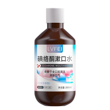 Mint Iodine Herbal Mouthwash Antibacterial Breath Fresh Care Formula