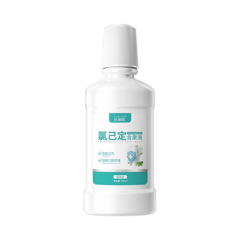 250ml Mint Mouthwash Bottle Fresh Breath Oral Cleaning Solution