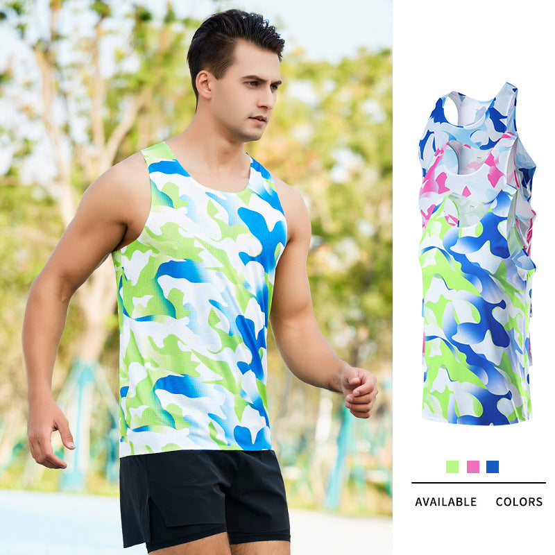 Men's Sports Vest Lightweight Quick Dry Running Training Top