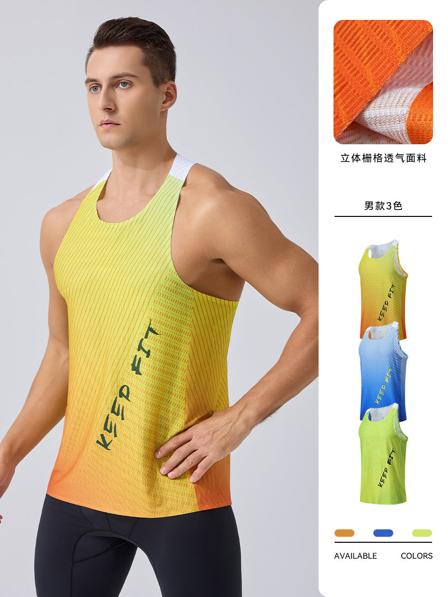 Men's Sports Vest Quick Dry Sleeveless Running Fitness Top