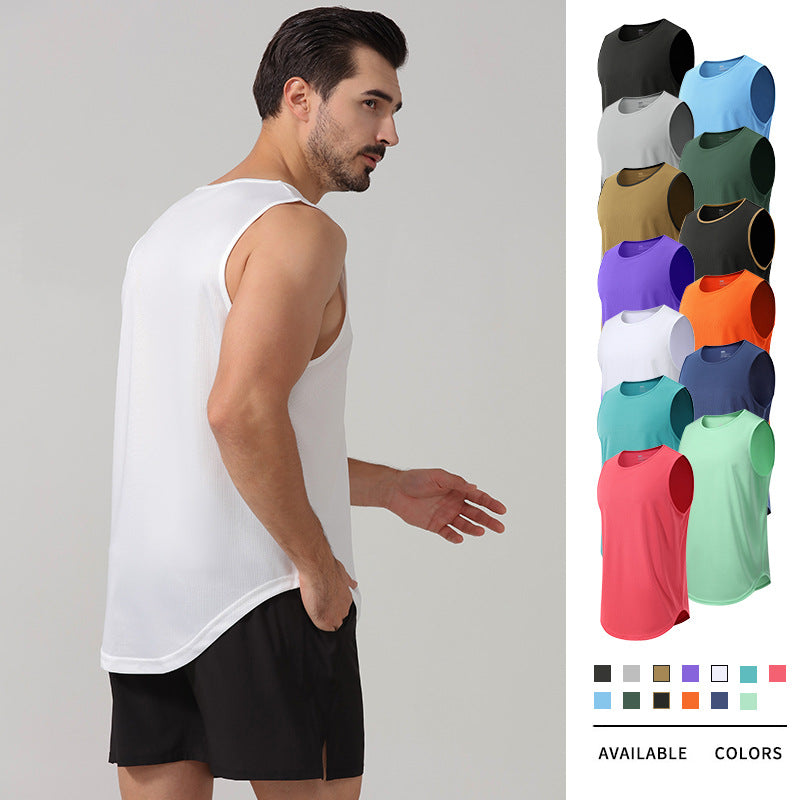 Men's Sports Vest Lightweight Quick Dry Basketball Training Top