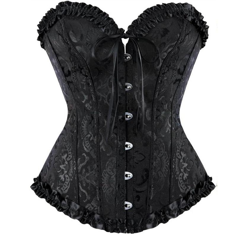 Premium Retro Steampunk Lace Body-Shaping Corset Top