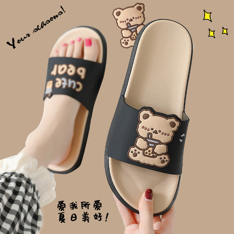 Women’s Non-Slip Indoor Bathroom Slippers for Summer Comfort