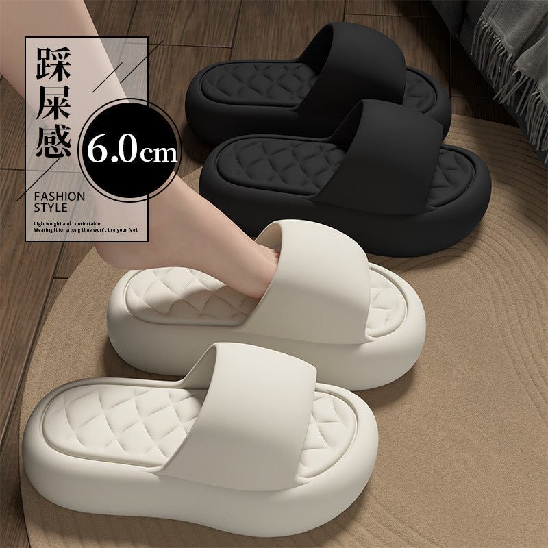 Unisex EVA Thick Sole Silent Non-Slip Odorless Home Slippers
