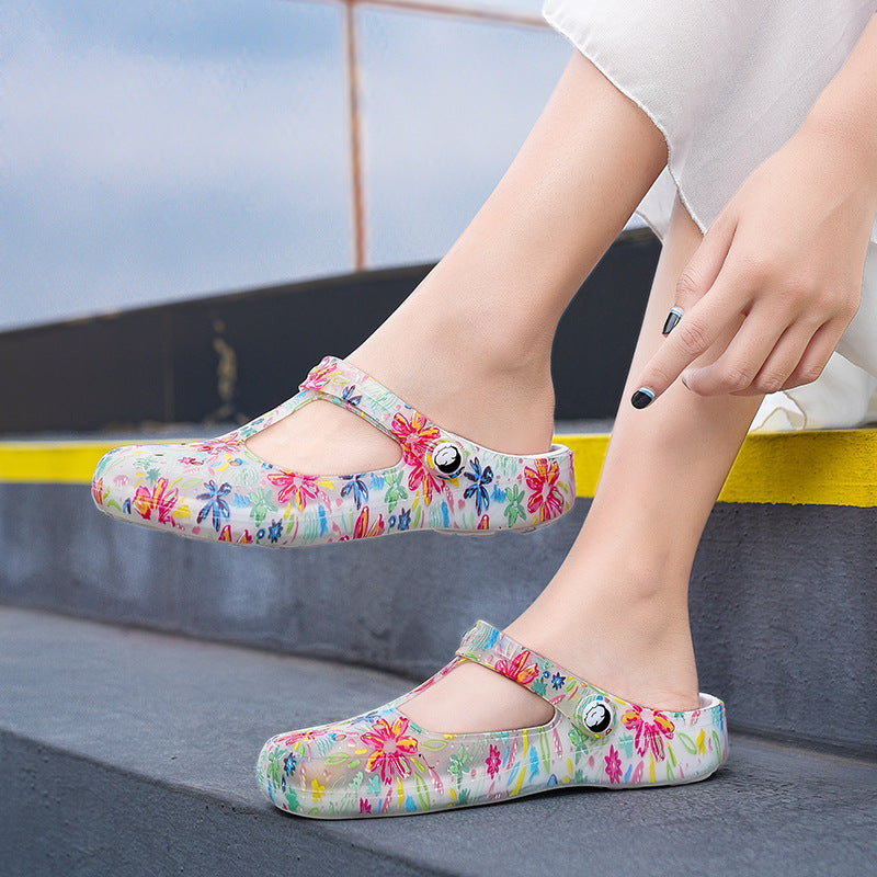 Women’s EVA Jelly Dual Use Sandals Soft Sole Summer Outdoor
