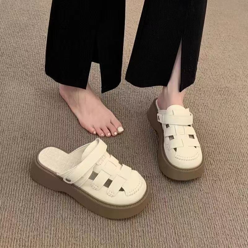 Women’s Roman Style Thick Sole Two-Wear Non-Slip Summer Sandals