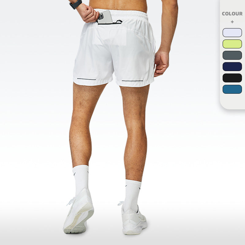 White men���������s Quick Dry Running Shorts Lightweight Breathable Fitness Wear
