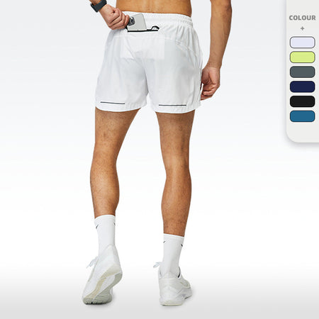 White men���������s Quick Dry Running Shorts Lightweight Breathable Fitness Wear
