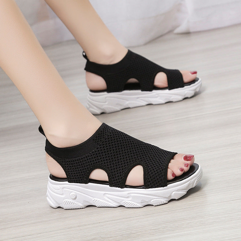 Women’s Plus Size Roman Sports Sandals Thick Sole Casual Summer Flats