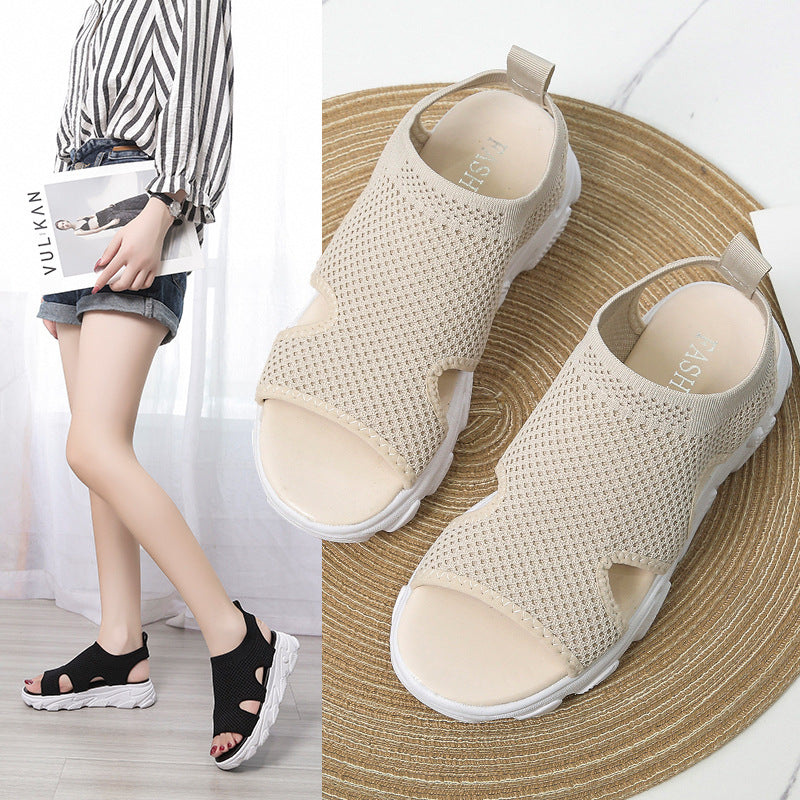 Women’s Plus Size Roman Sports Sandals Thick Sole Casual Summer