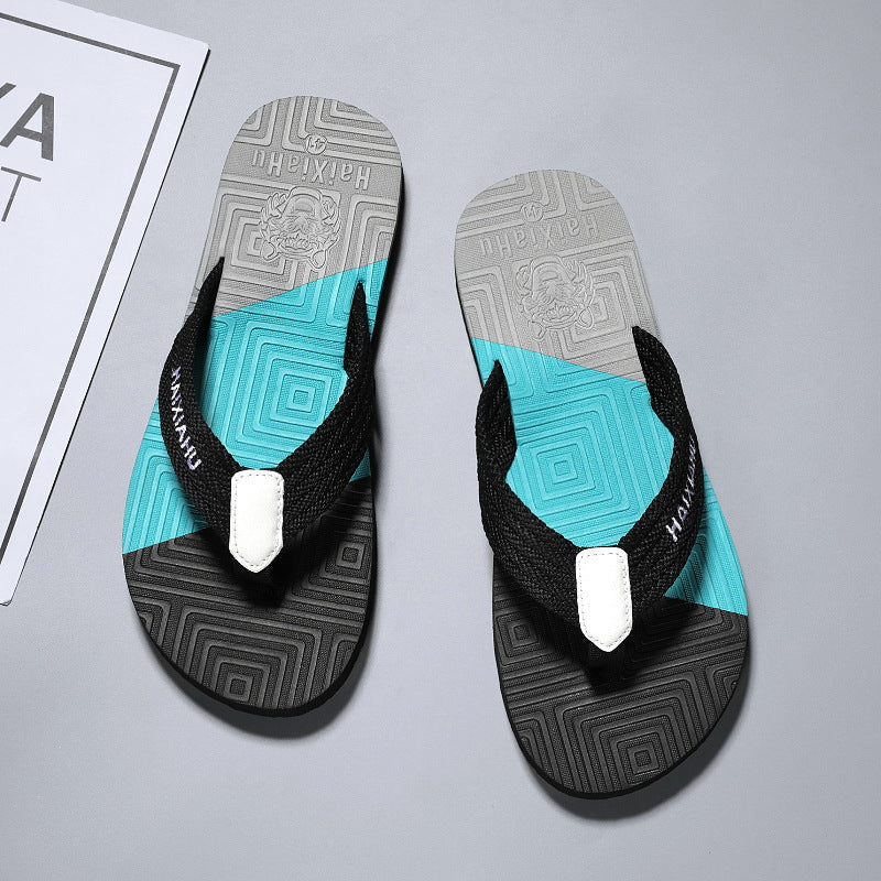 Men's Plus Size Non Slip Casual Beach Flip Flops Sandals