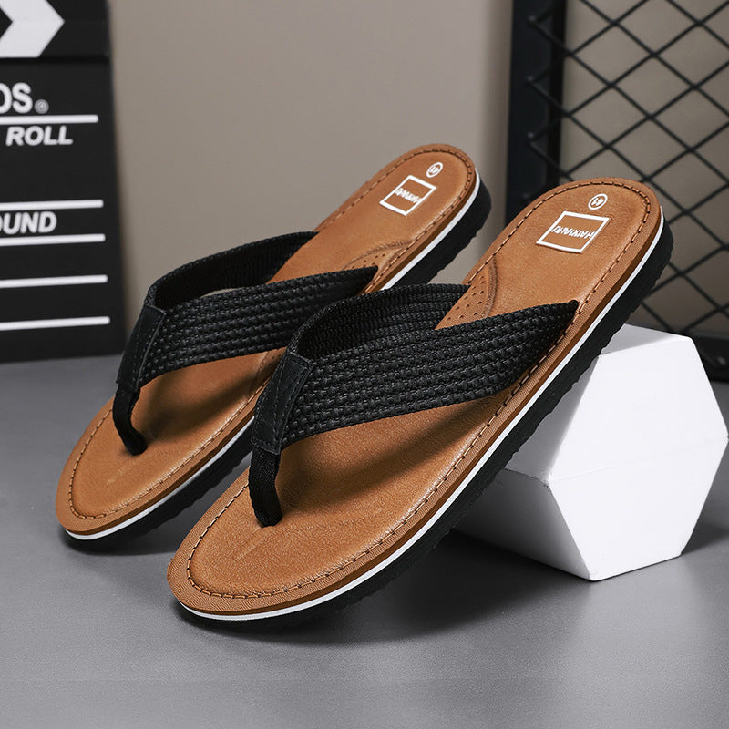 Men's Outdoor Beach Flip Flops Casual Indoor Outdoor Slippers